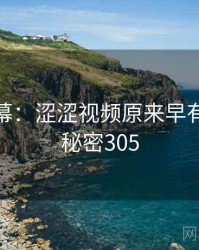 惊人内幕：涩涩视频原来早有预兆 · 秘密305