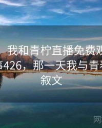 那一天，我和青柠直播免费观看的故事 · 故事426，那一天我与青春相遇记叙文