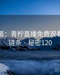 追踪报道：青柠直播免费观看的秘密链条 · 秘密120