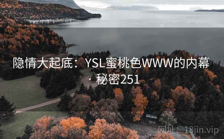 隐情大起底：YSL蜜桃色WWW的内幕 · 秘密251